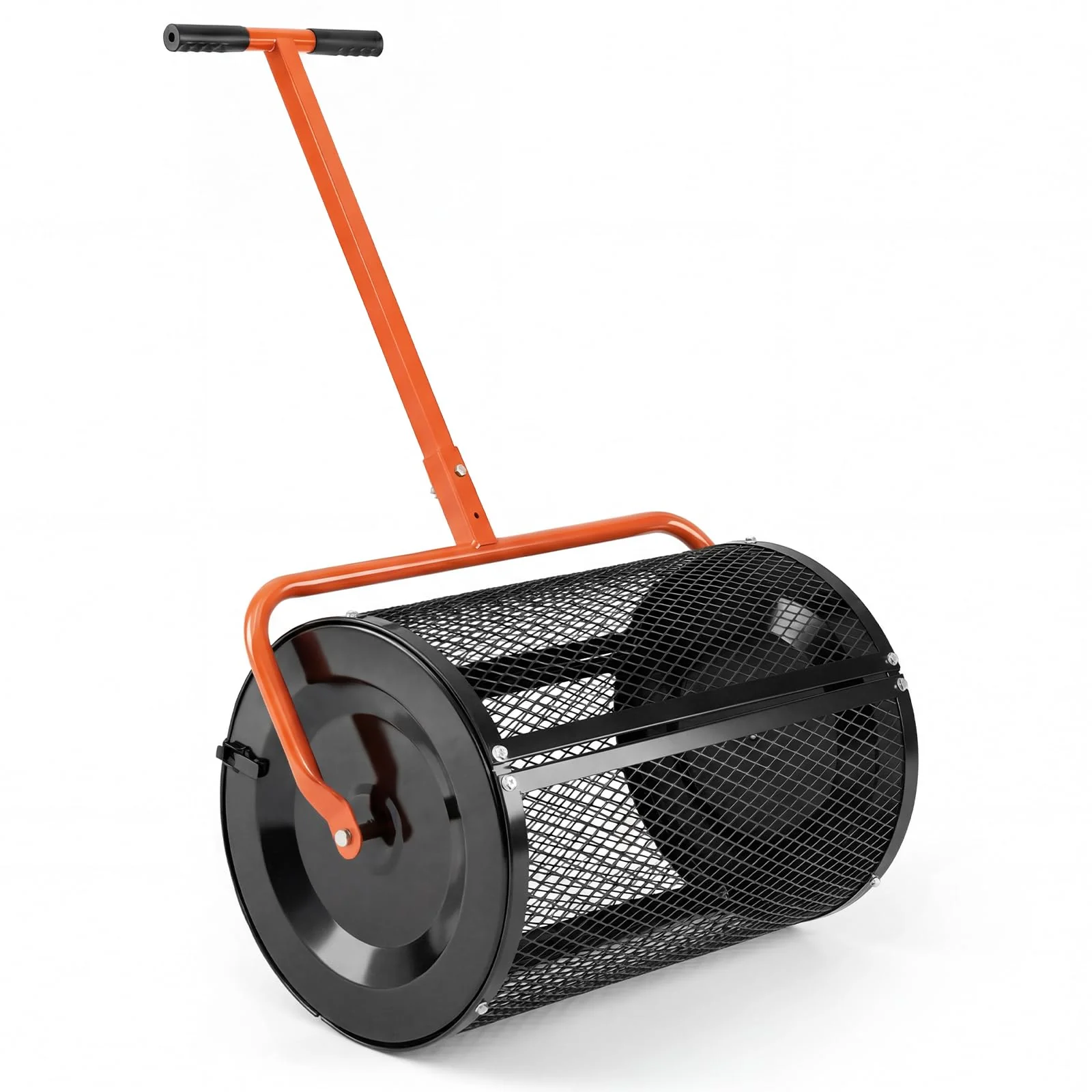 Goplus Compost Spreader 24" Peat Moss Spreader Roller