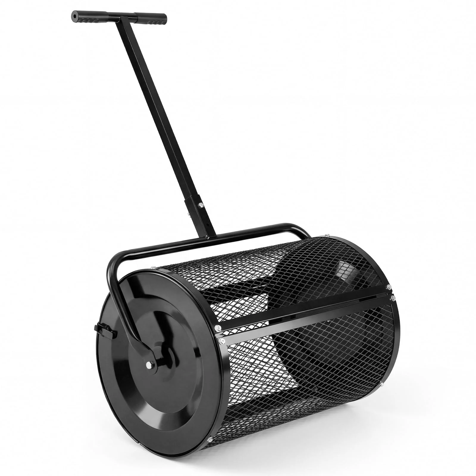 Goplus Compost Spreader 24" Peat Moss Spreader Roller - Image 11