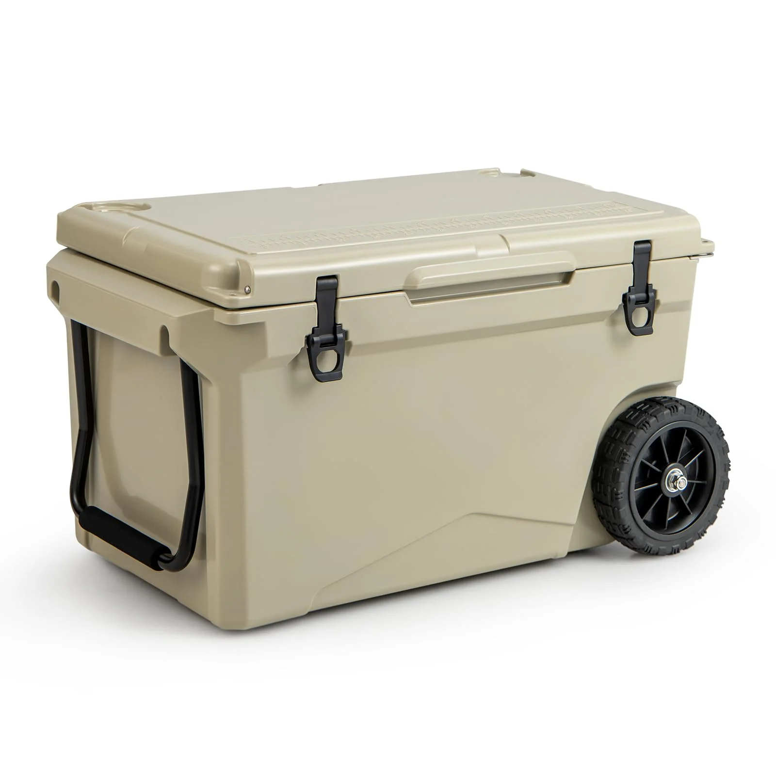 Goplus Cooler, Portable Ice Chest with All-Terrain Wheels - Image 10