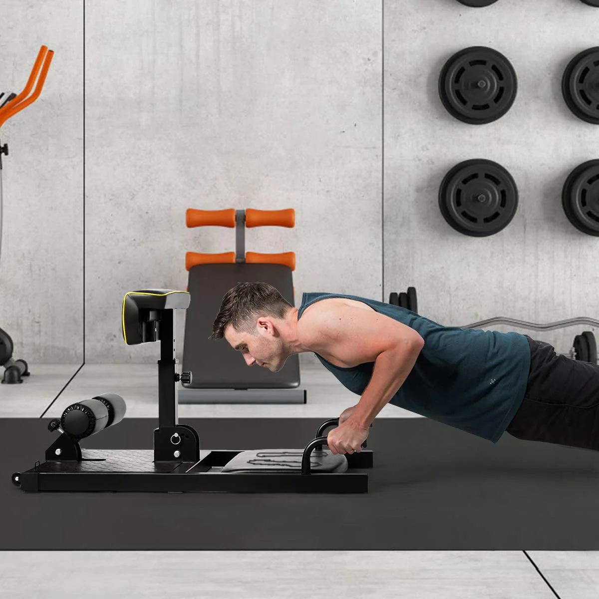 Goplus Deep Squat Machine, 8-in-1 Sissy Squat Fitness Equipment Functional Core - Image 3