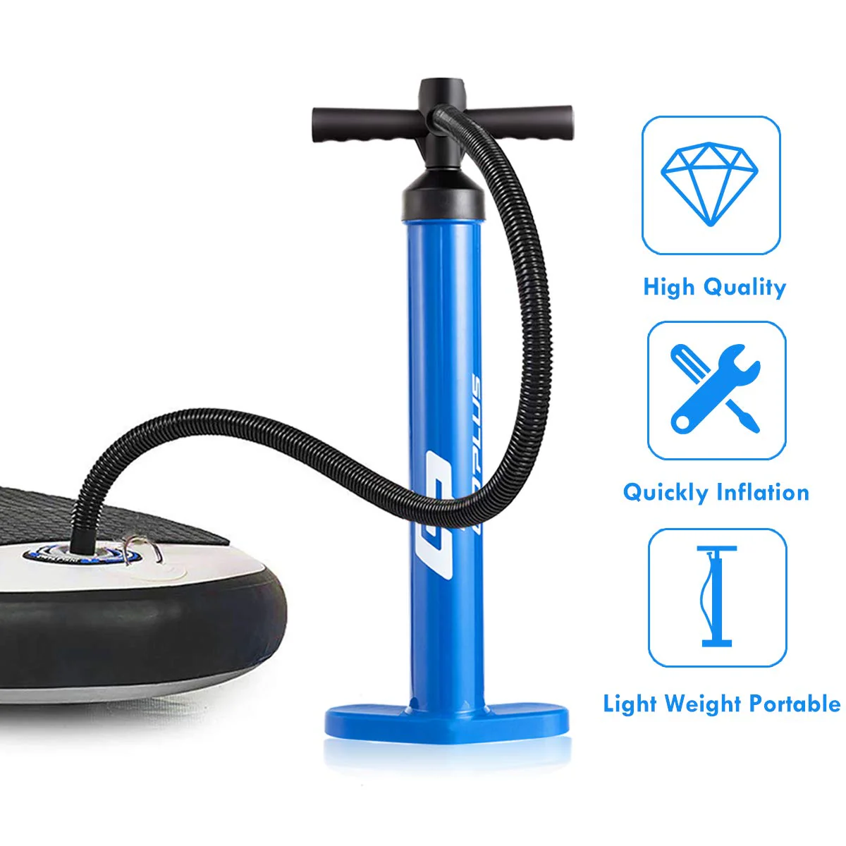 Goplus Double Action Hand Pump - Image 3