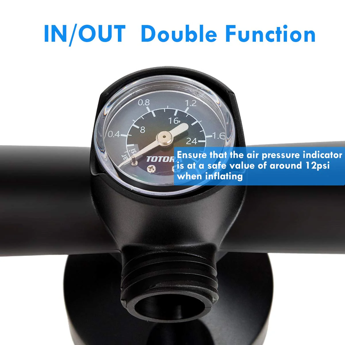 Goplus Double Action Hand Pump - Image 4