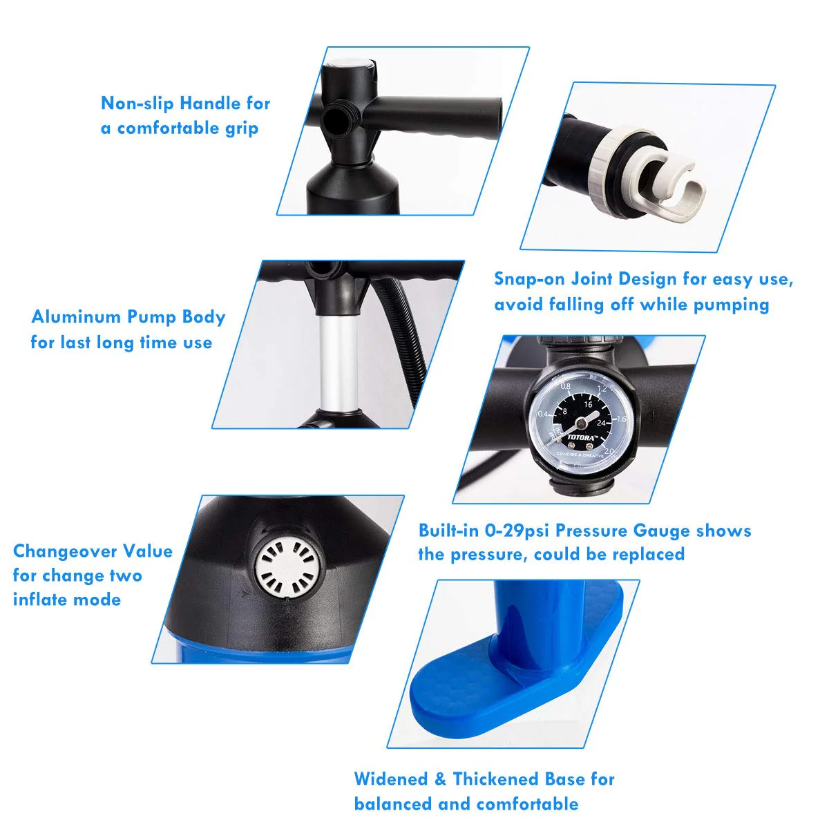 Goplus Double Action Hand Pump - Image 6