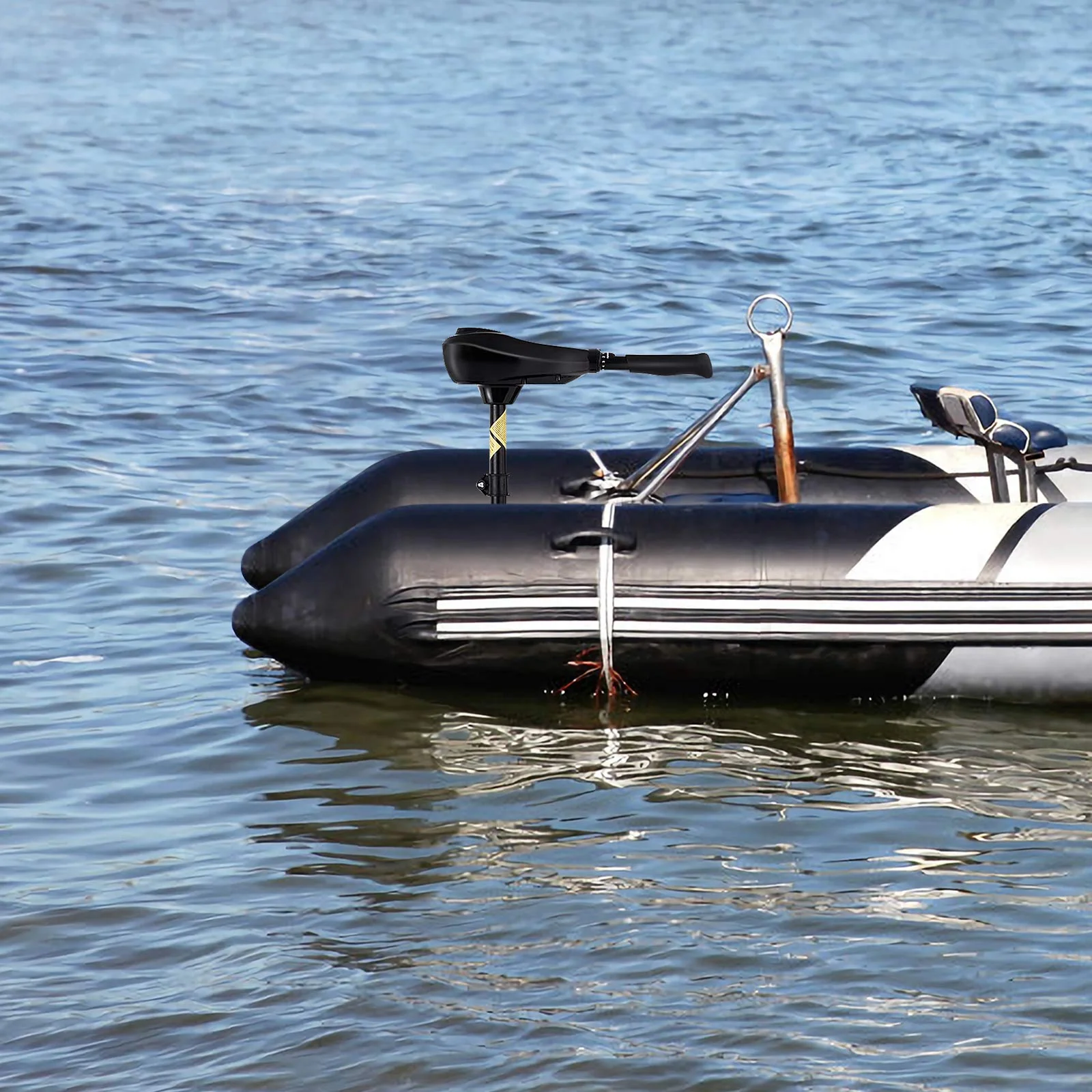 Goplus Electric Trolling Motor 8 Speed, Boat Fishing Motor w/Telescoping Handle - Image 2