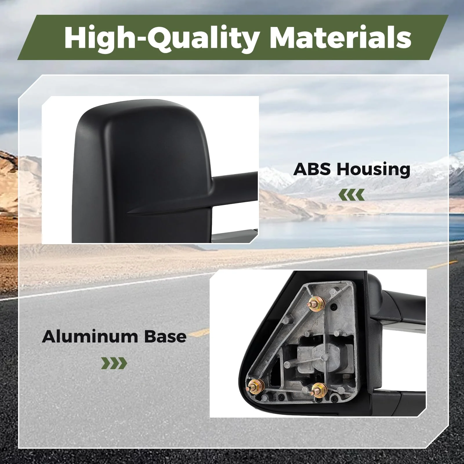 Goplus Extenable Tow Mirrors for 1999-2006 Chevy Silverado GMC Sierra 1500 2500HD 3500HD - Image 6