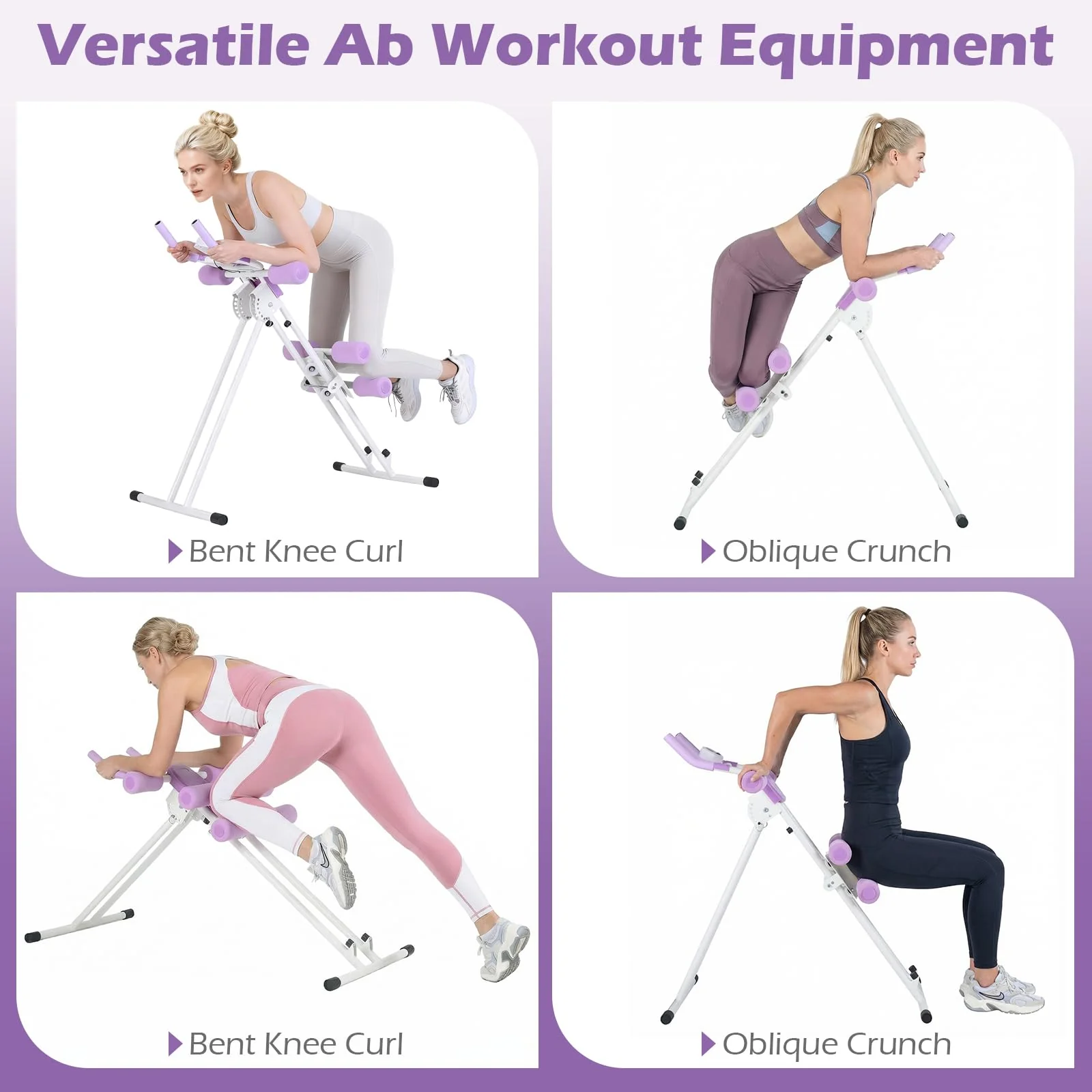 Goplus Foldable Abdominal Trainer w/6 Inclined Angles & LCD Display - Image 6