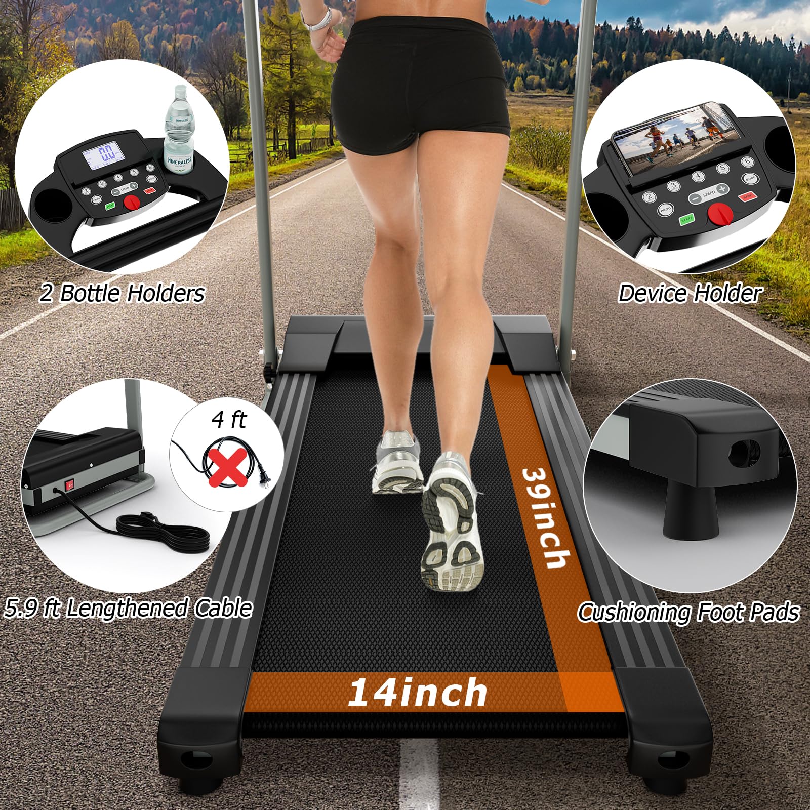 Goplus Foldable Treadmills for Home - Image 5