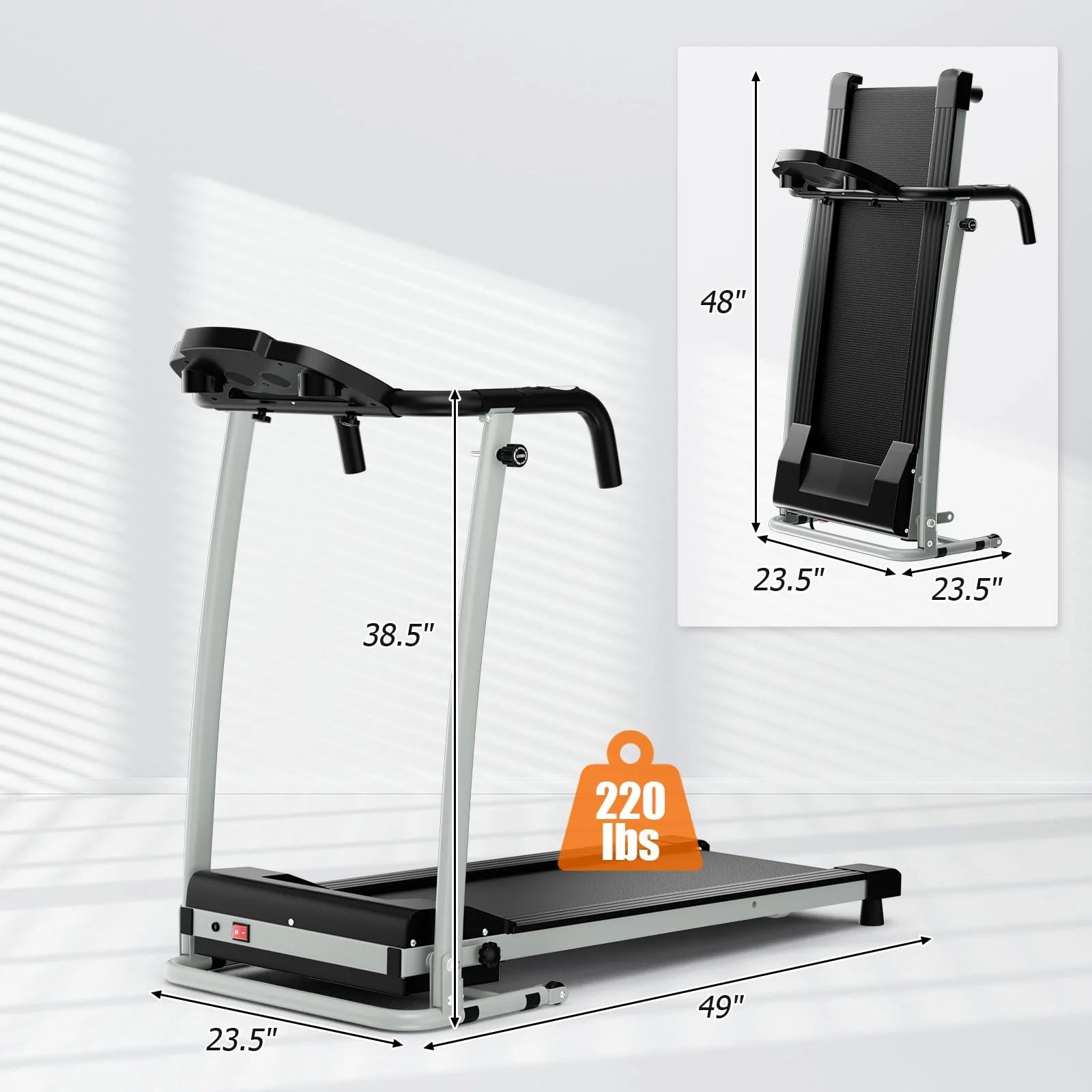 Goplus Foldable Treadmills for Home - Image 7