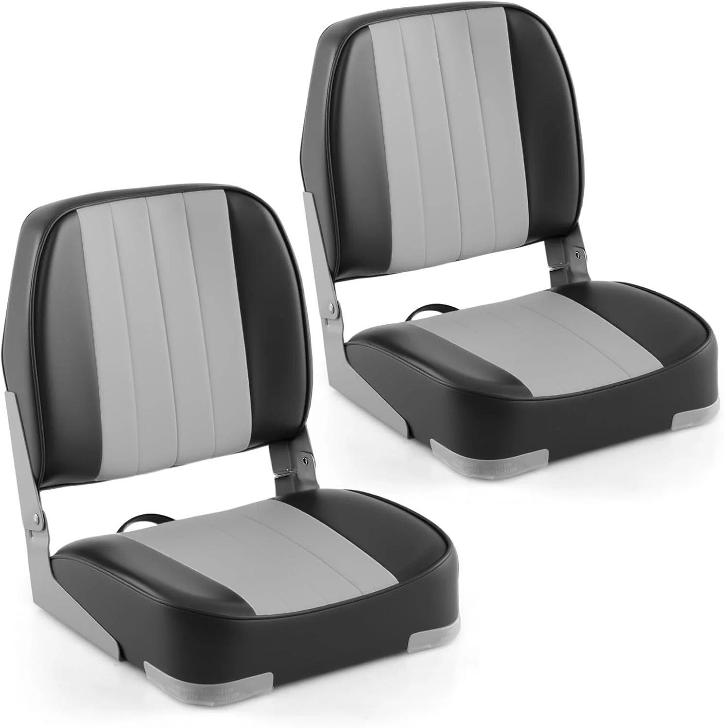 Goplus 2-Pack Folding Boat Seat with Stainless Steel Screws & Aluminum Hinges - Image 10