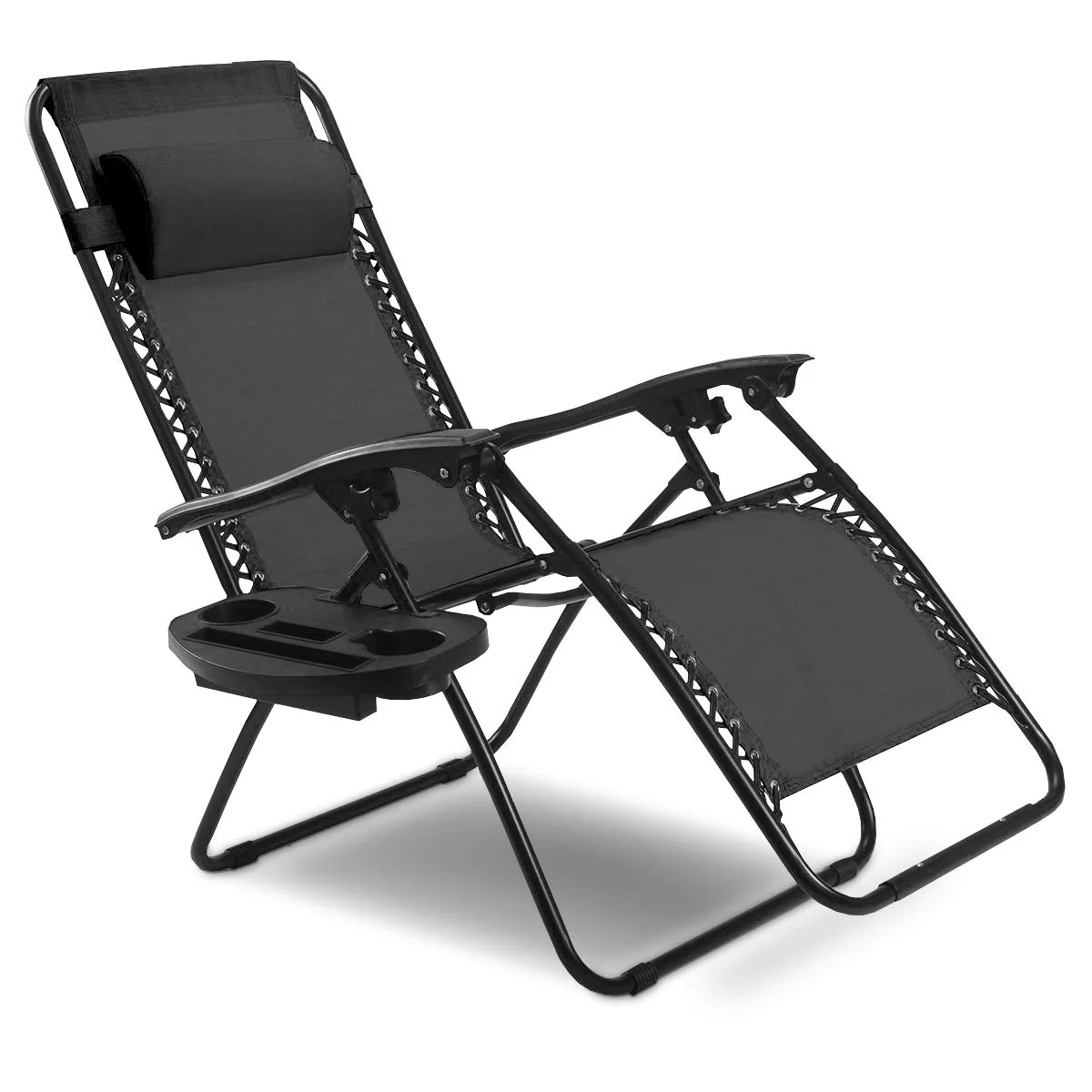 Goplus Folding Zero Gravity Reclining Lounge Chairs - Image 11