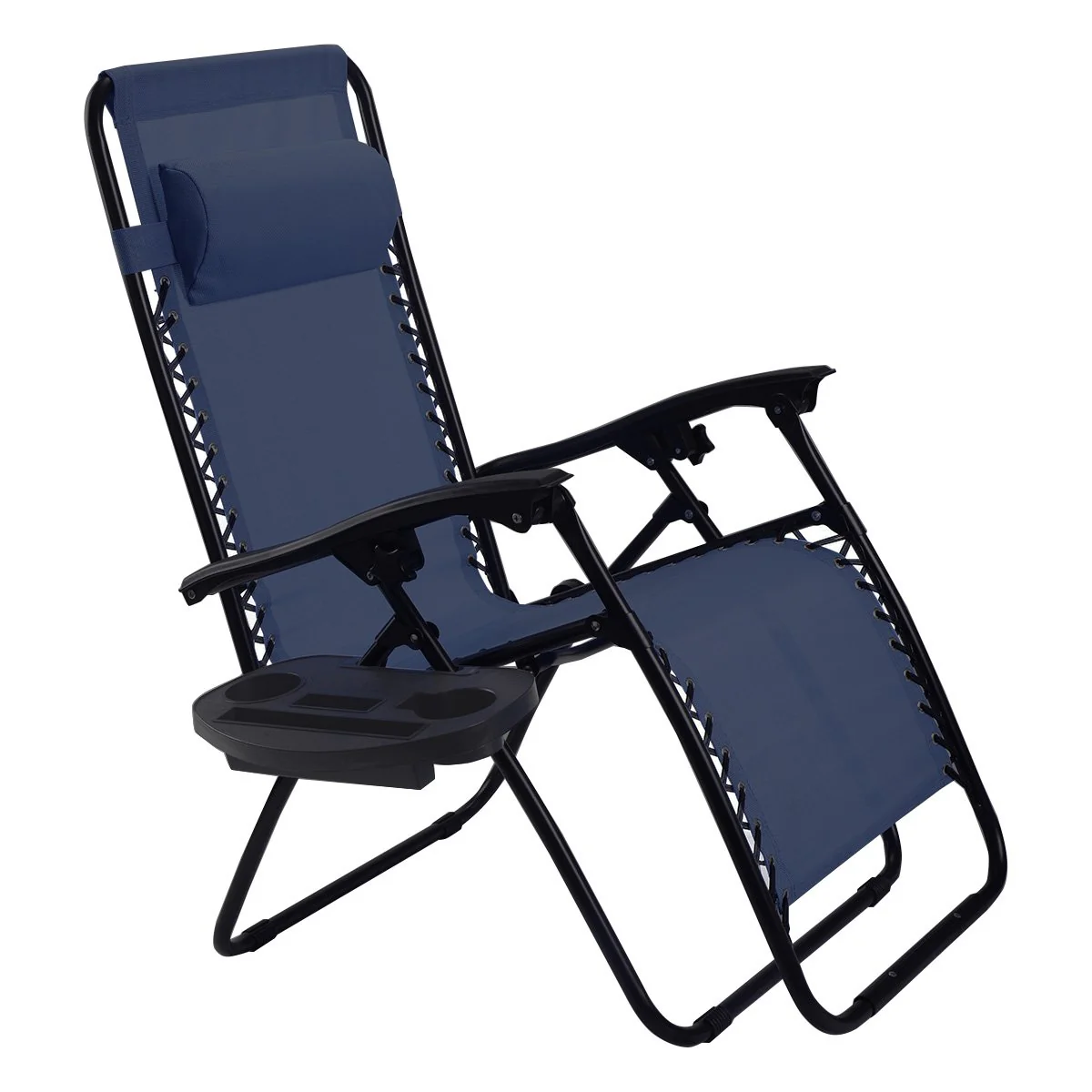 Goplus Folding Zero Gravity Reclining Lounge Chairs - Image 12