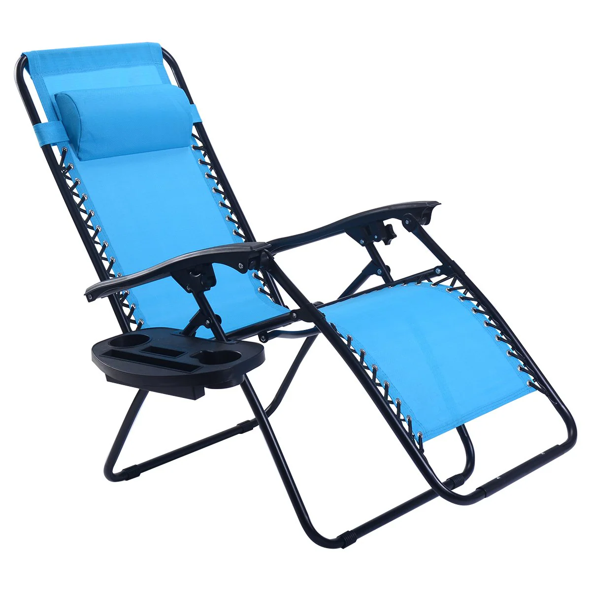 Goplus Folding Zero Gravity Reclining Lounge Chairs - Image 14