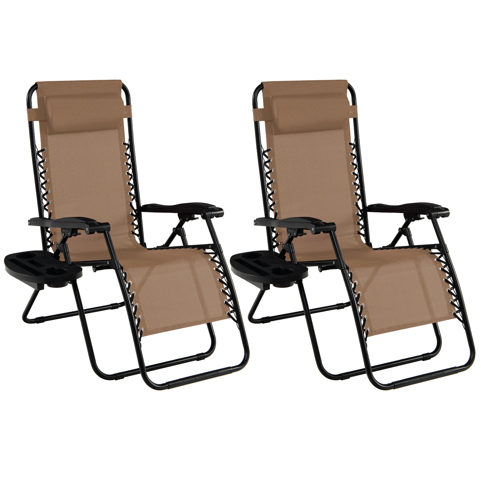 Goplus Folding Zero Gravity Reclining Lounge Chairs - Image 22