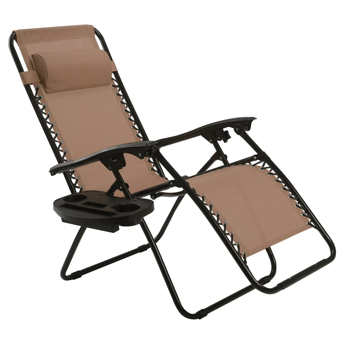 Goplus Folding Zero Gravity Reclining Lounge Chairs - Image 3