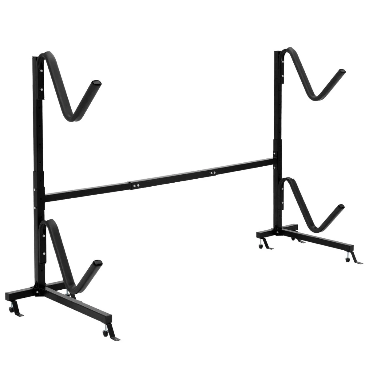 Goplus Freestanding Kayak Rack, Deluxe Heavy Duty Dual Kayak Storage Rack, Max Load 175 Lbs - Image 9