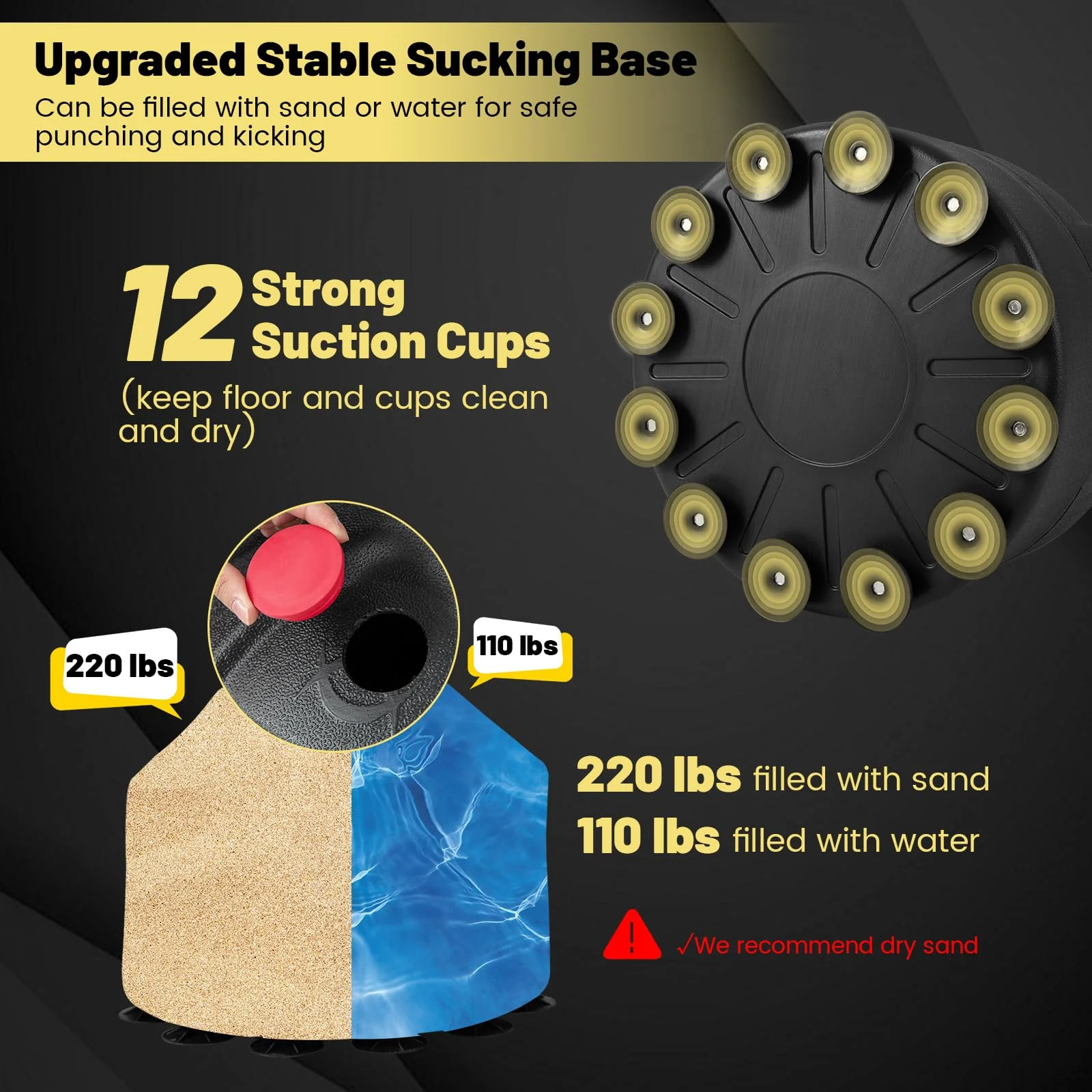 Goplus Freestanding Punching Bag - Image 5