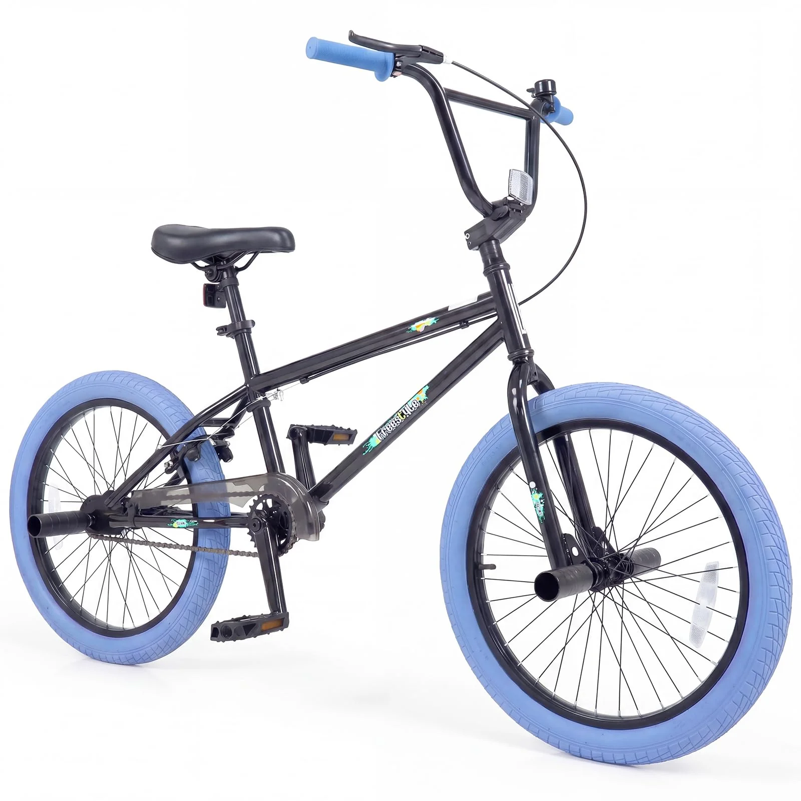 Goplus Freestyle BMX Bike 20" Trick Bicycle w/ 360 Degree Steering - Image 10
