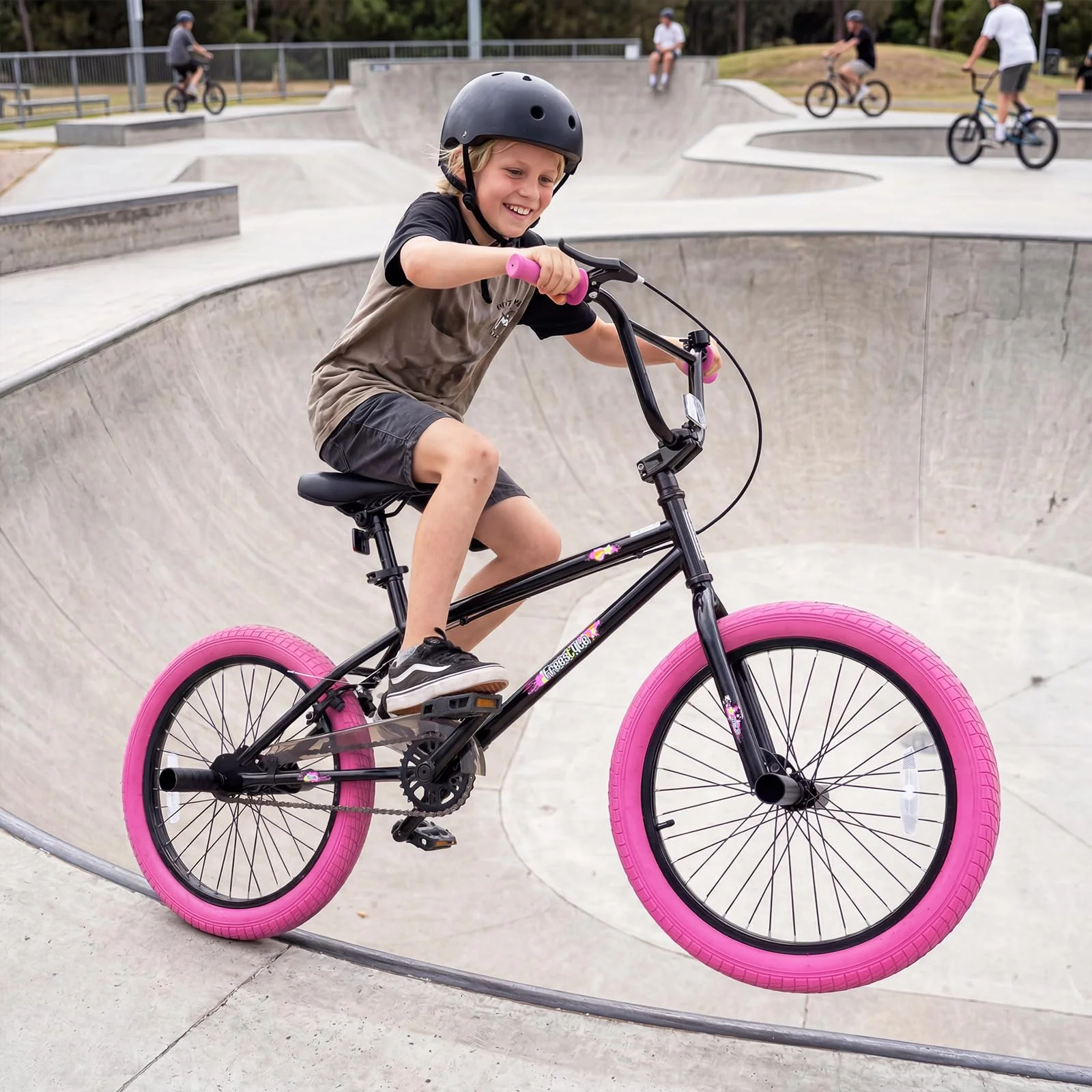 Goplus Freestyle BMX Bike 20" Trick Bicycle w/ 360 Degree Steering - Image 9