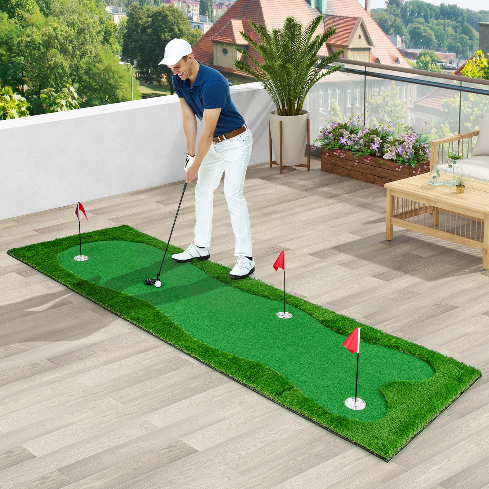 Goplus Golf Putting Green - Image 3