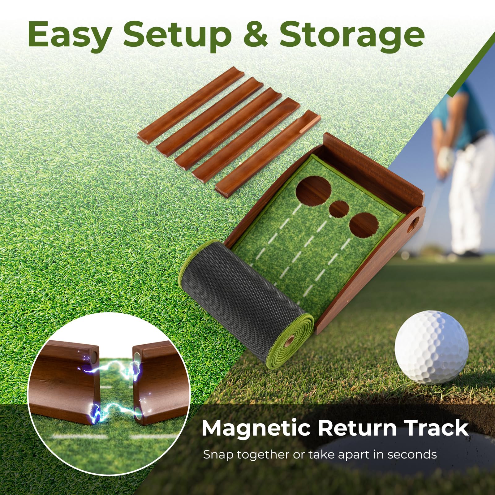 Goplus Golf Putting Mat - Image 7