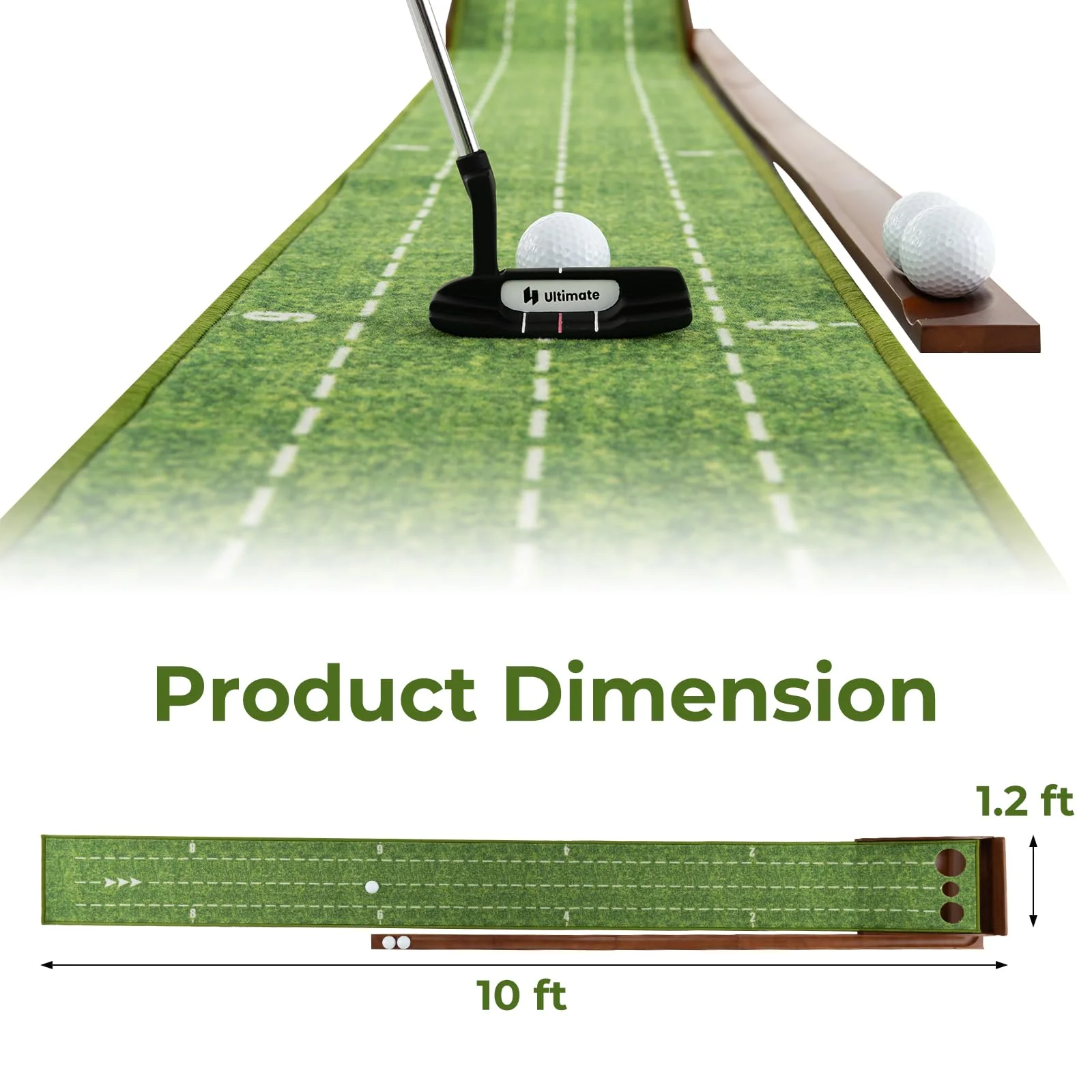 Goplus Golf Putting Mat - Image 9
