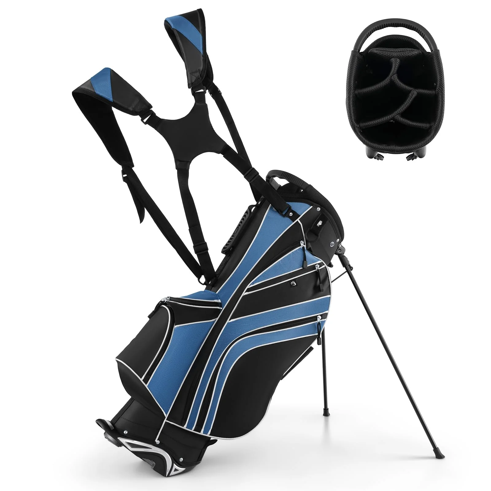 Goplus Golf Stand Bag, Lightweight Golf Club Bag - Image 9