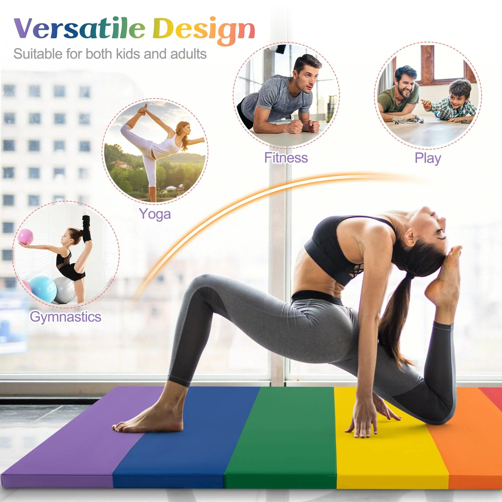 Goplus Gymnastics Mat - Image 7