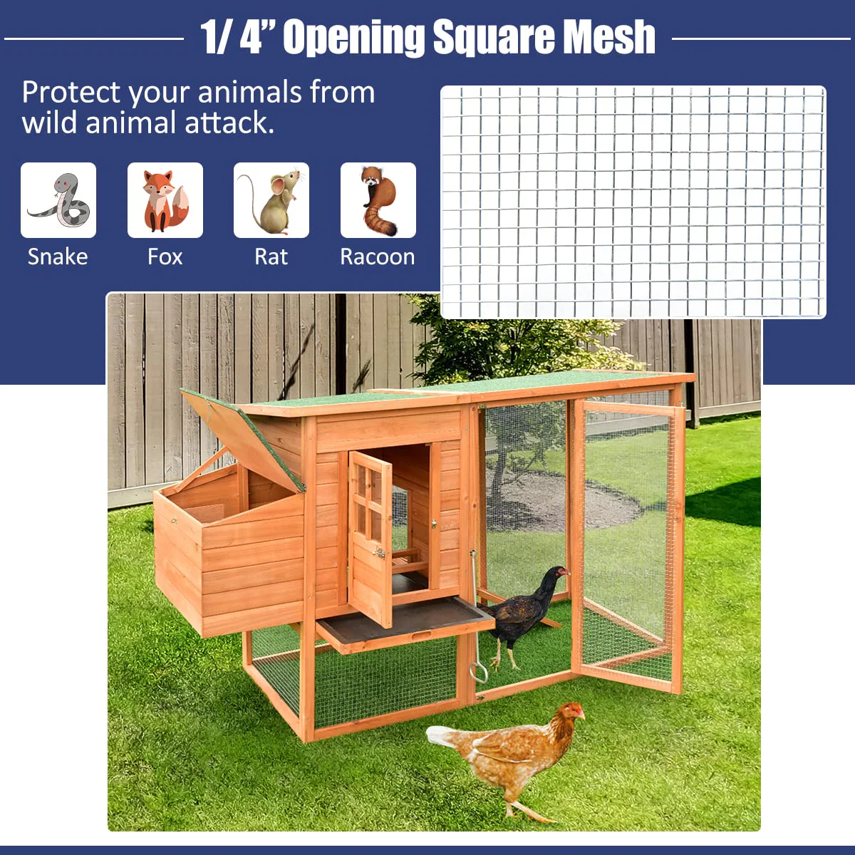 Goplus Hardware Cloth, 1/4 inch 23 Gauge Chicken Wire - Image 4