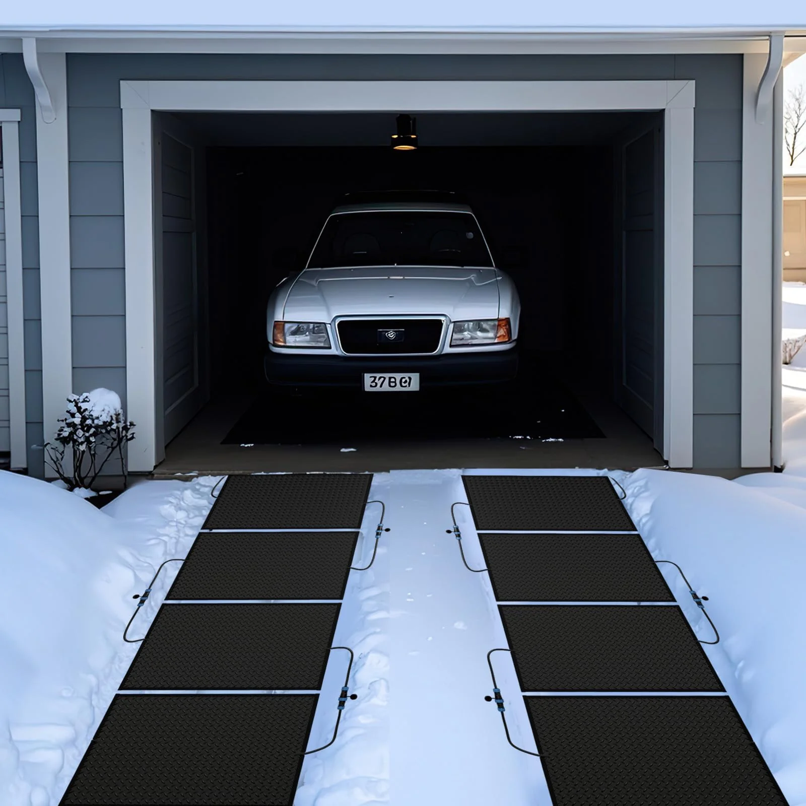 Goplus Heated Snow Melting Mat, Heated Outdoor Mat for Winter Snow Remova (20β x 30β with Power Cord + 2*Without Power Cord) - Image 9