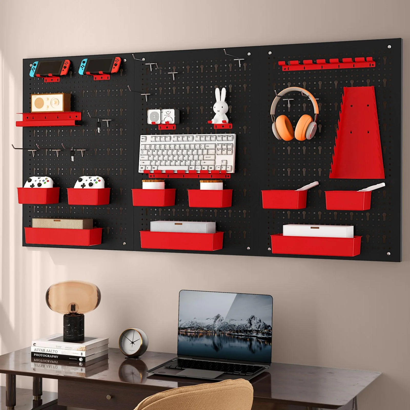 Goplus Heavy-Duty Utility Tool Storage Board w/Accessories for Garage Workshop - Image 6