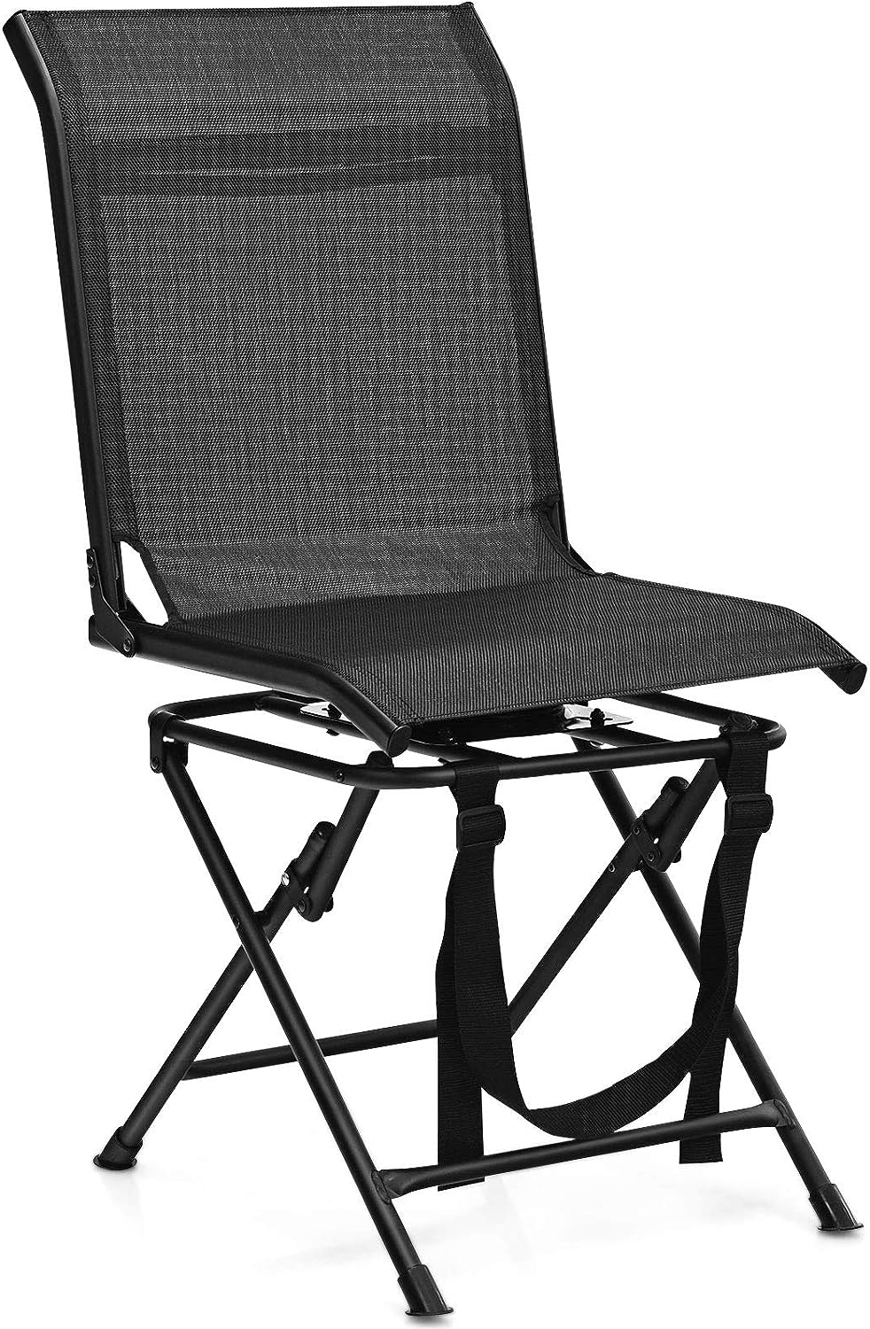 Goplus Hunting Chair, 360-Degree Swivel Hunting Blind Chair with Carrying Strap - Image 11