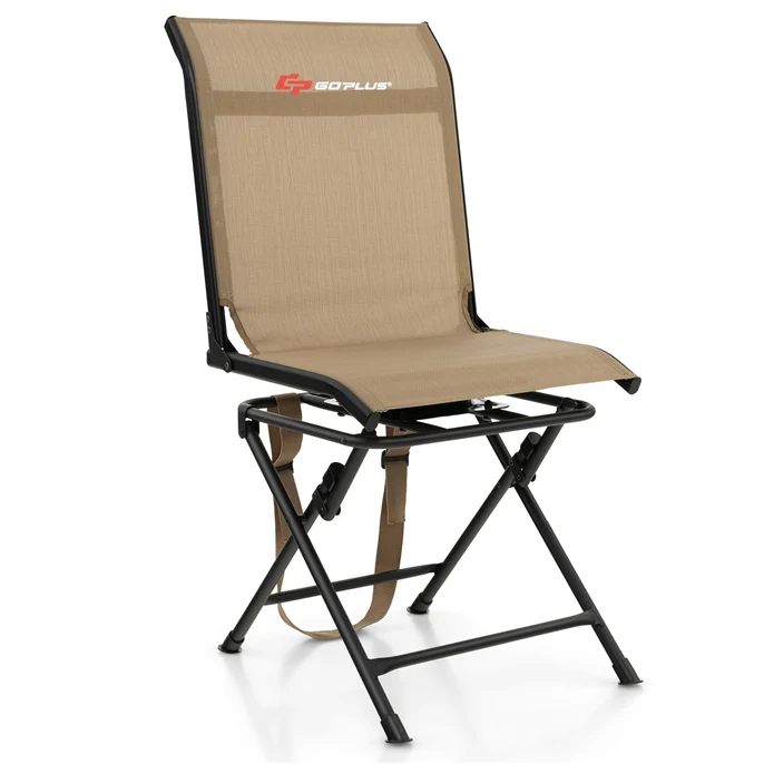 Goplus Hunting Chair, 360-Degree Swivel Hunting Blind Chair with Carrying Strap - Image 12
