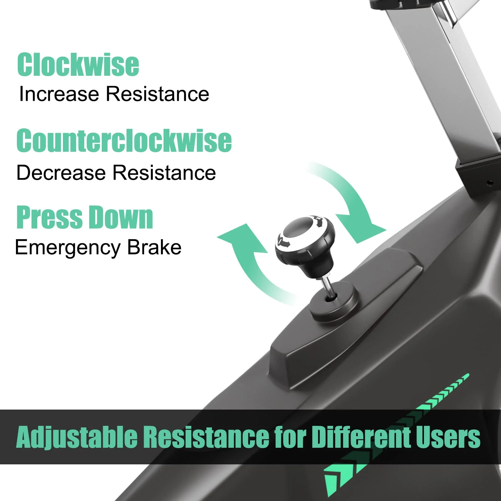 Goplus Indoor Cycling Bike, Stationary Exercise Bike Workout Bike with Device Holders - Image 5