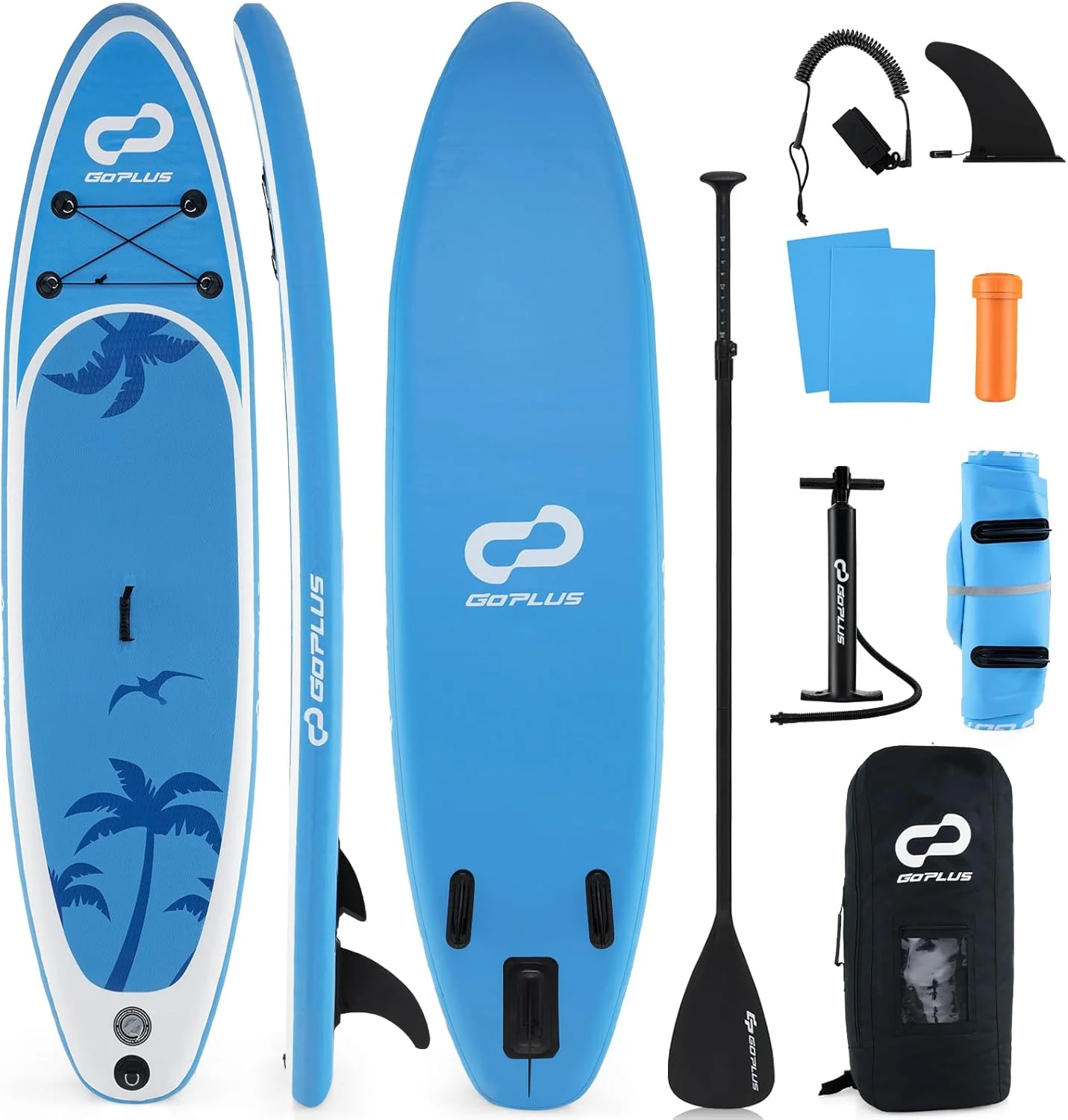 Goplus Inflatable Stand Up Paddle Board, 10FT SUP - Image 14