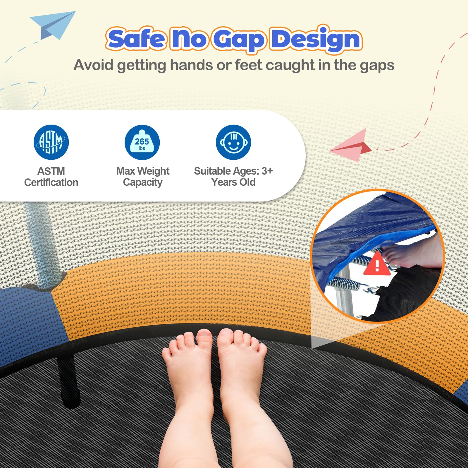 Goplus Kids Trampoline - Image 4