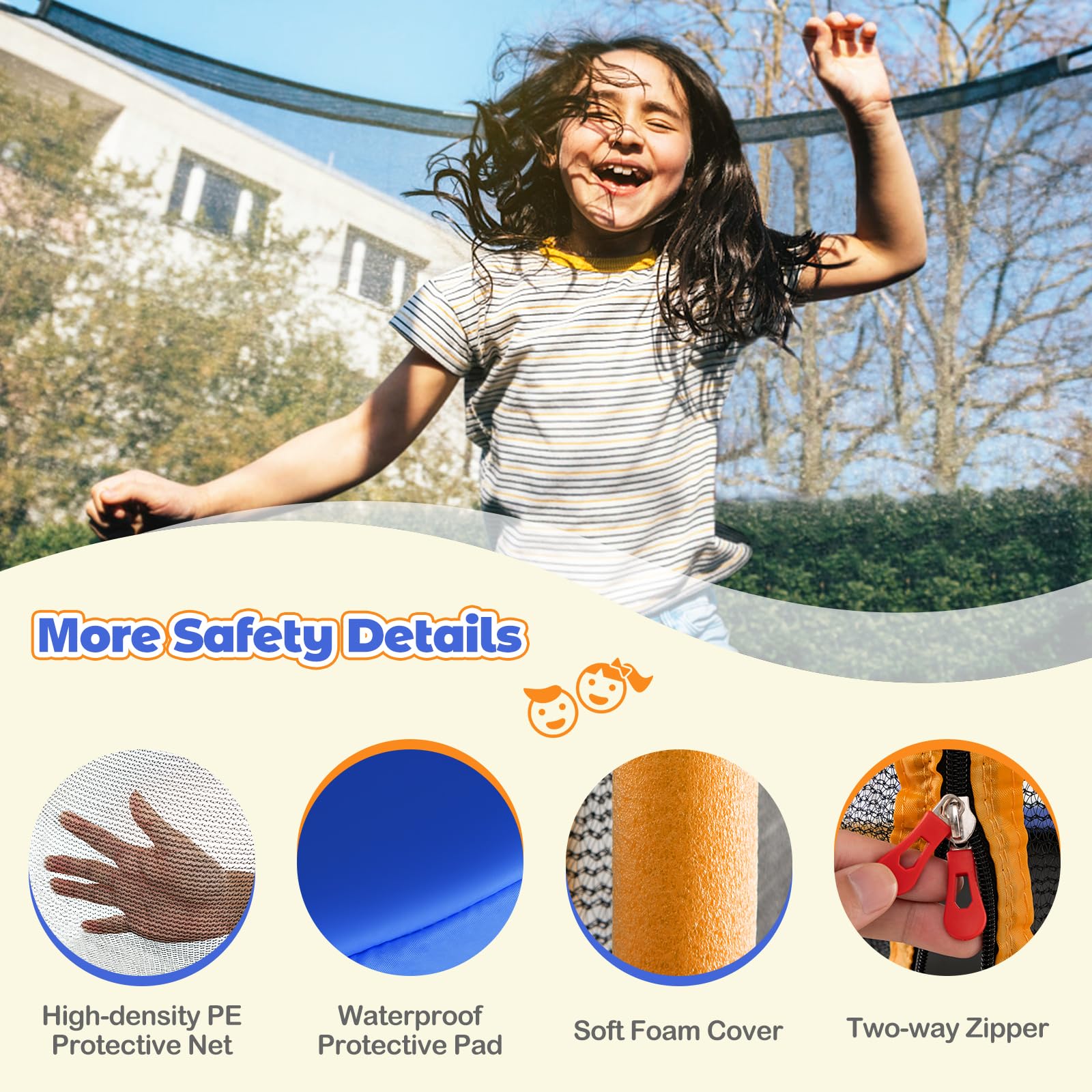 Goplus Kids Trampoline - Image 6