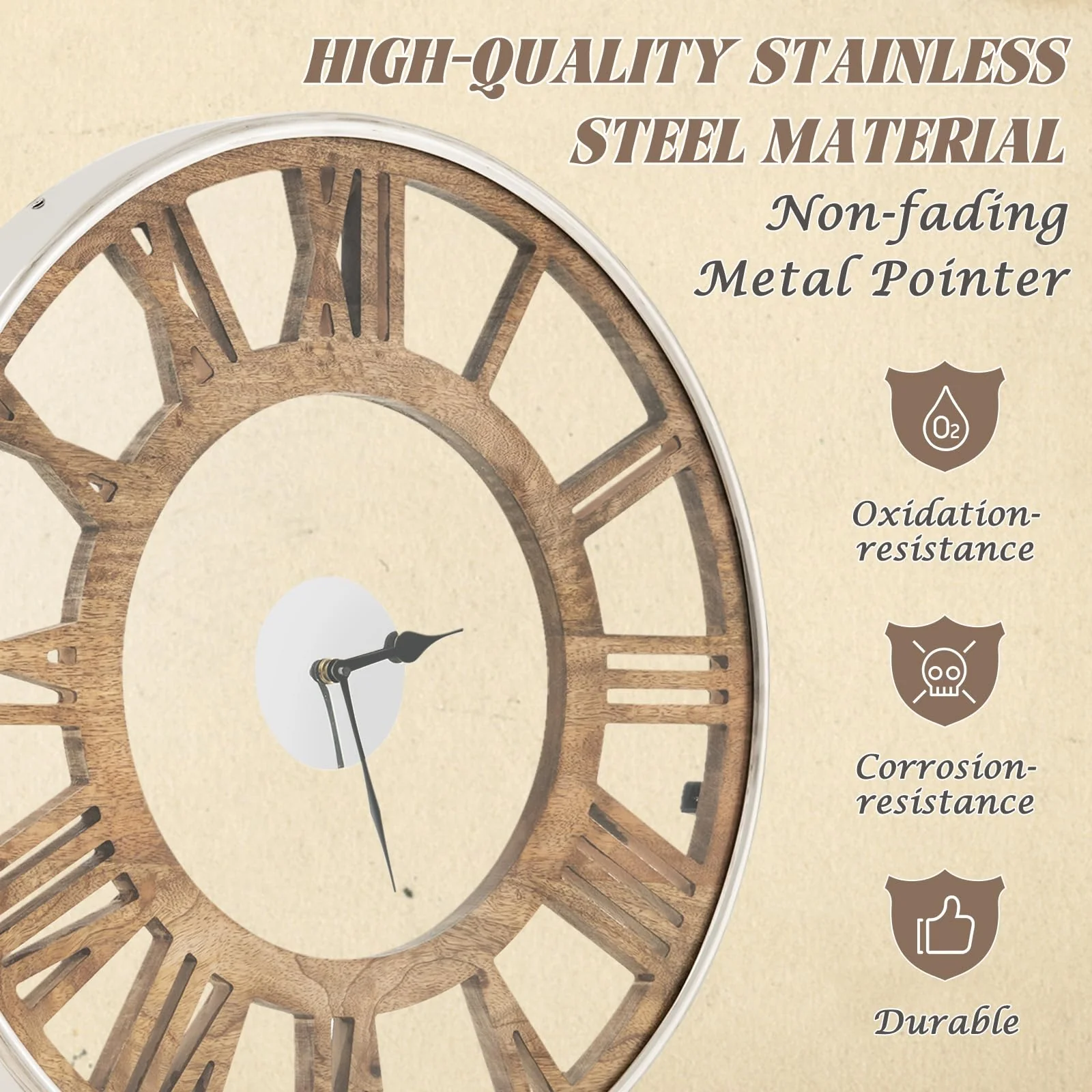 Goplus Large Wall Clock - Image 4