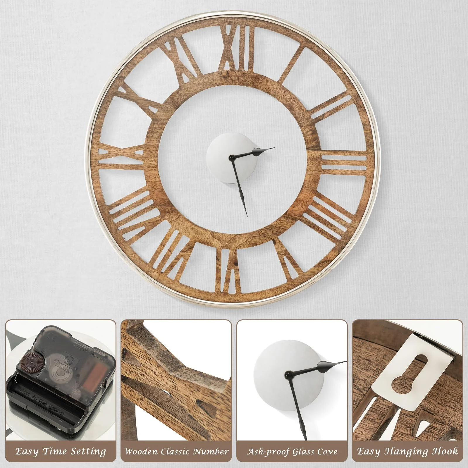 Goplus Large Wall Clock - Image 6