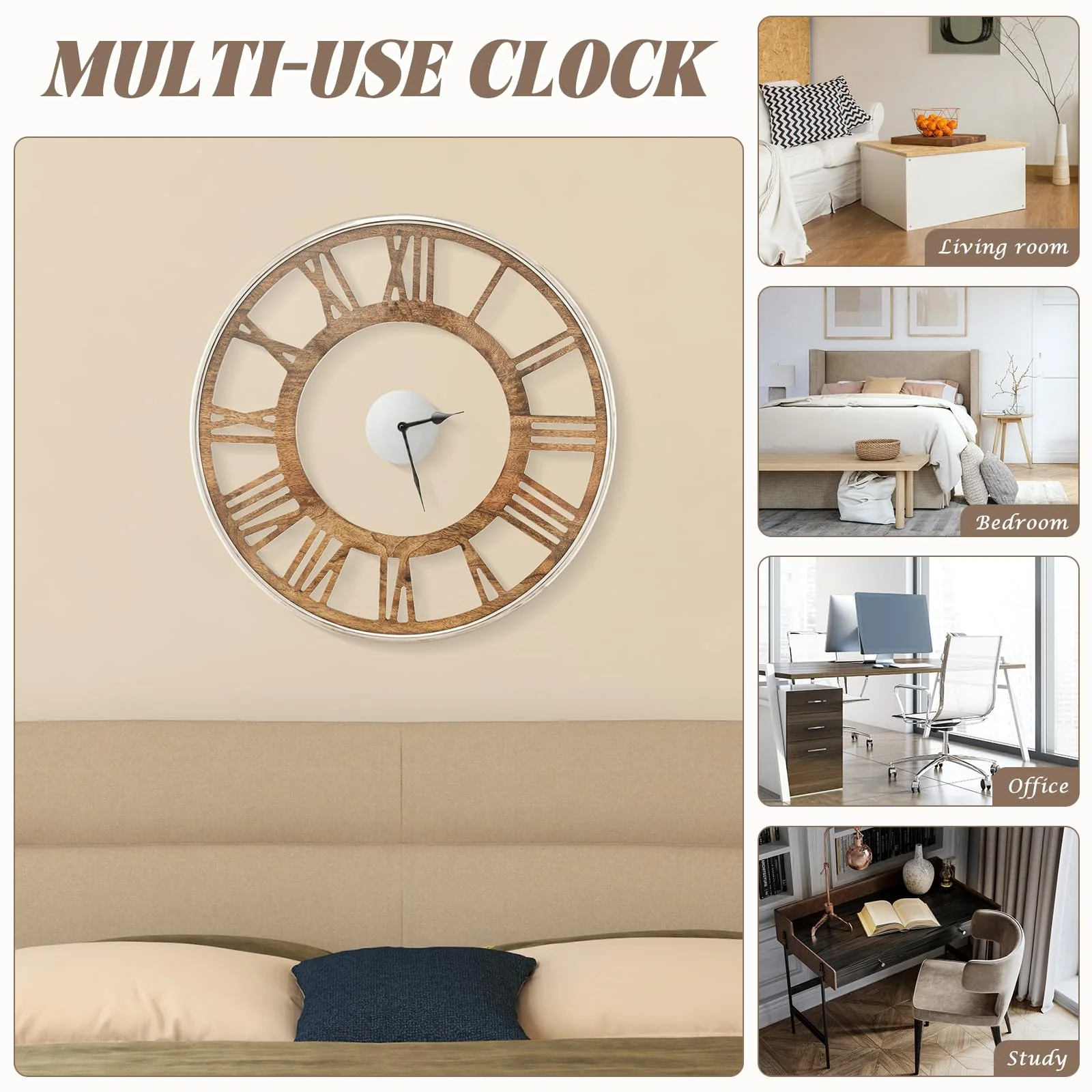 Goplus Large Wall Clock - Image 7