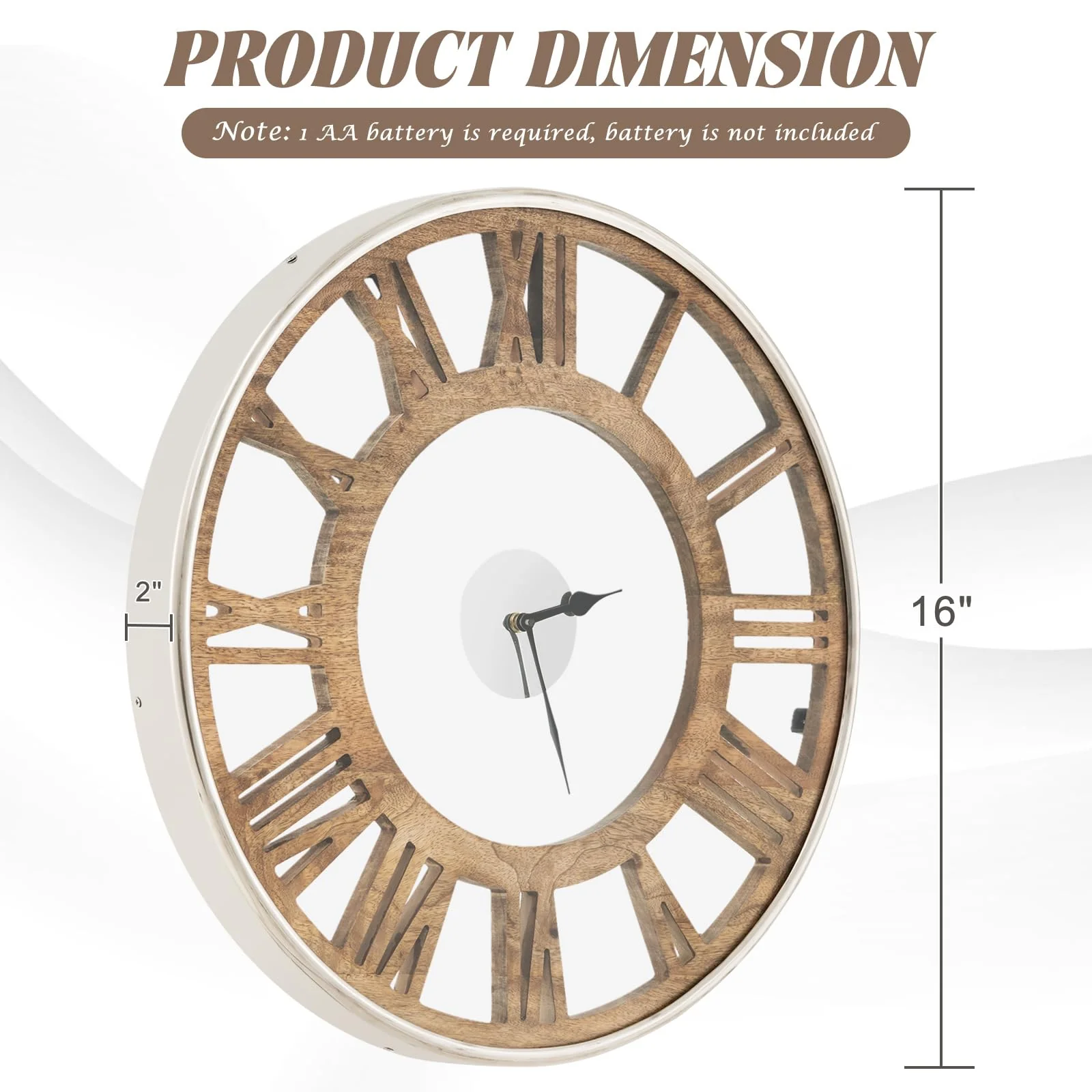 Goplus Large Wall Clock - Image 8