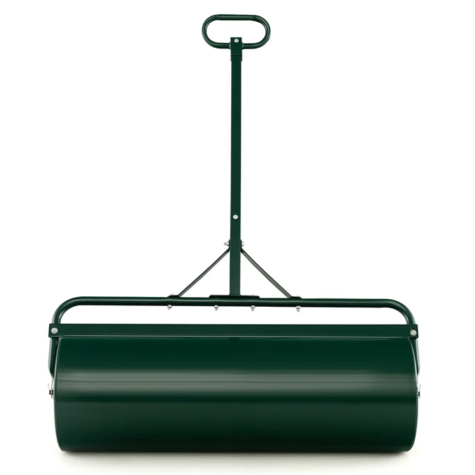 Goplus Lawn Roller, Push/Tow-Behind Lawn Roller, 17 Gallon/63L Water/Sand-Filled Sod Roller with Detachable Gripping Handle - Image 10