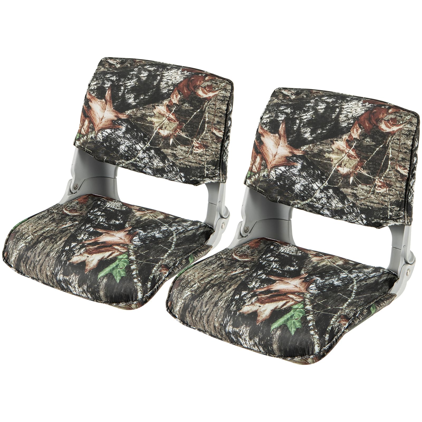 Goplus Low/High Back Boat Seats, Folding Boat Seat with Stainless Steel Screws & Aluminum Hinges, Thickened Sponge Padding - Image 11