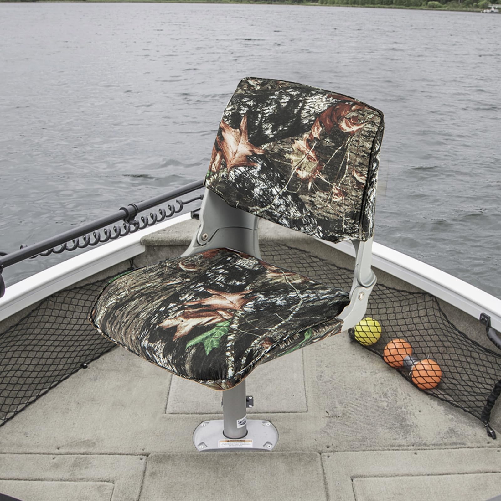 Goplus Low/High Back Boat Seats, Folding Boat Seat with Stainless Steel Screws & Aluminum Hinges, Thickened Sponge Padding - Image 8