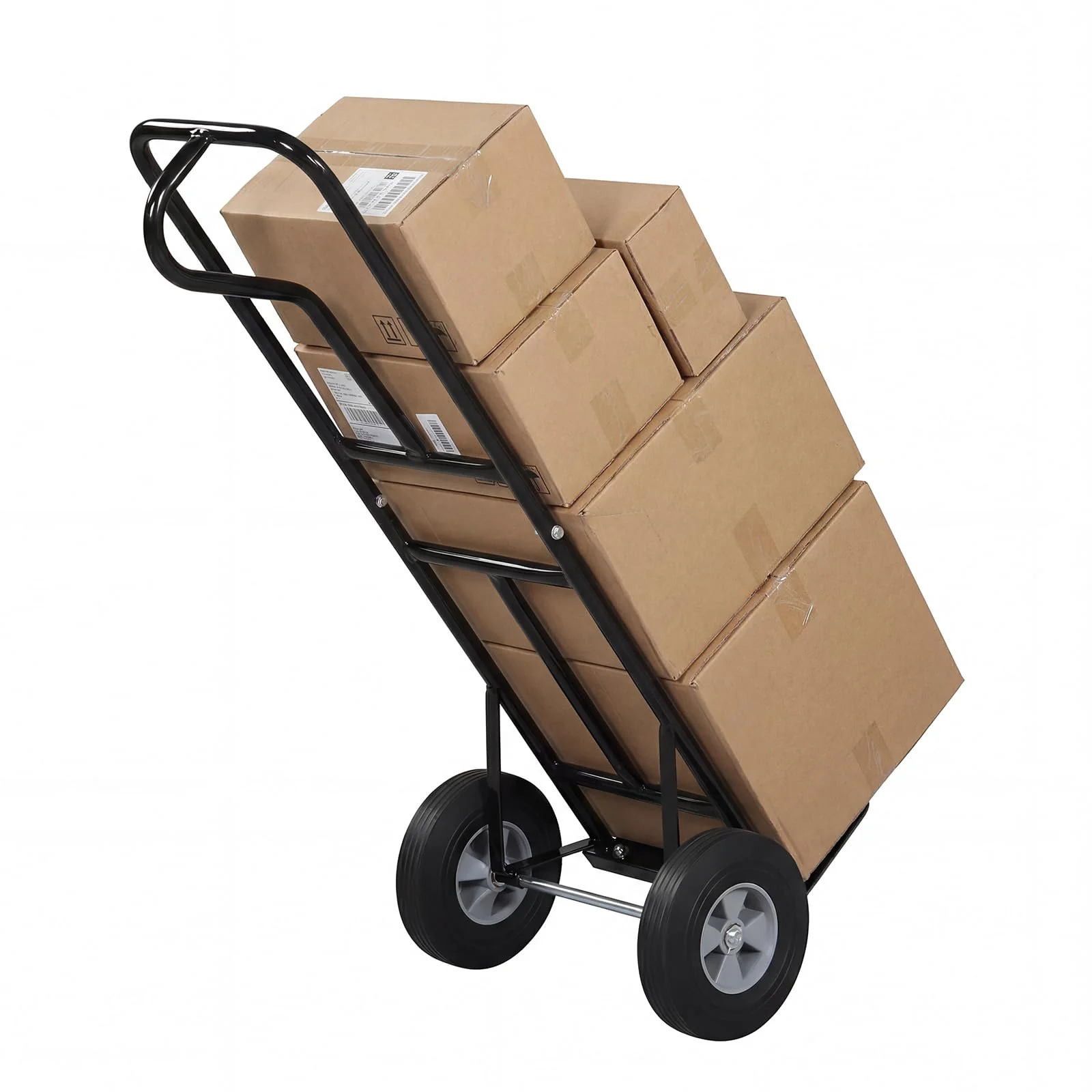 Goplus Metal Hand Truck Heavy-Duty 600 LBS Moving Dolly Cart - Image 4