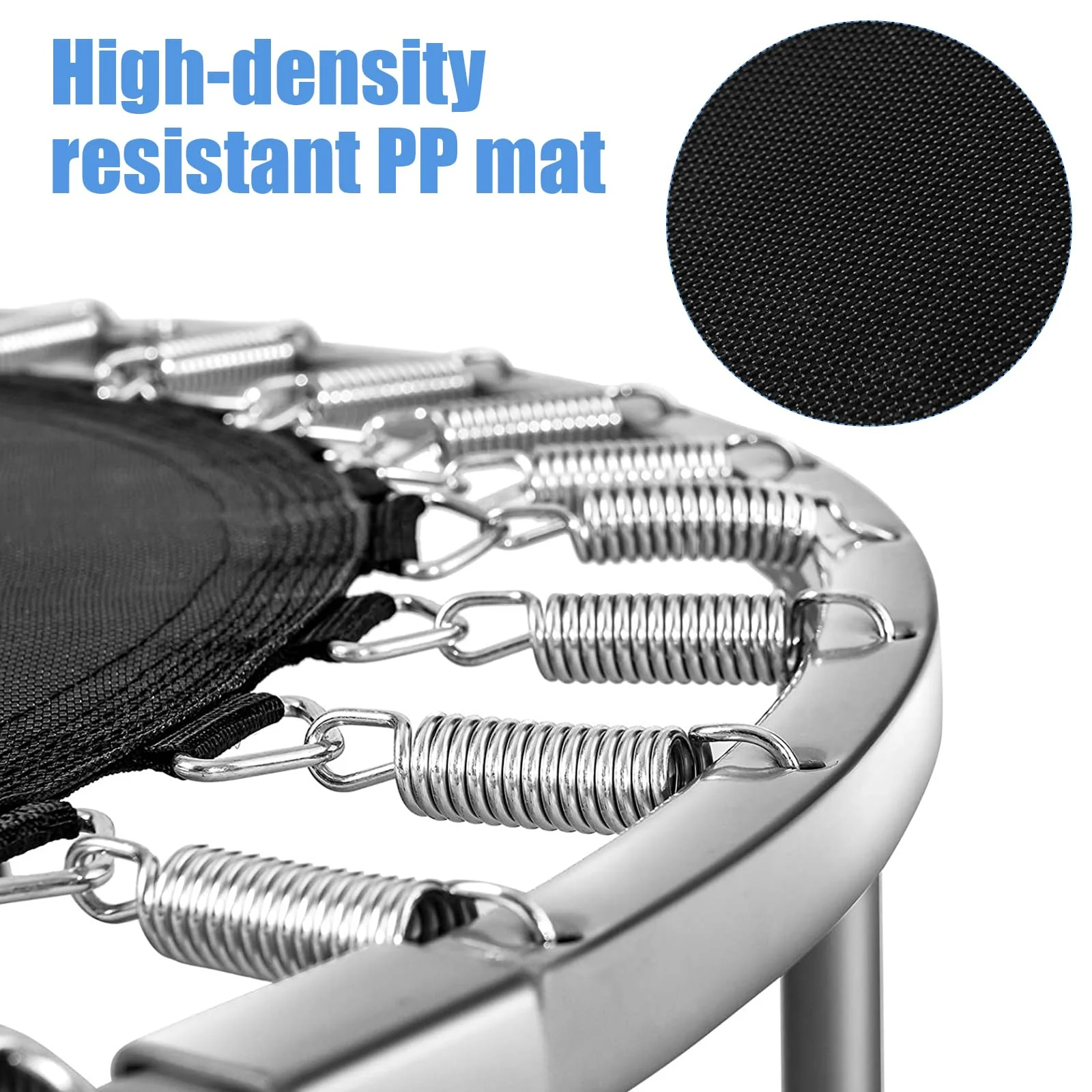 Goplus Mini Folding Trampoline, 36inch Foldable Fitness Rebounder for Adults - Image 3