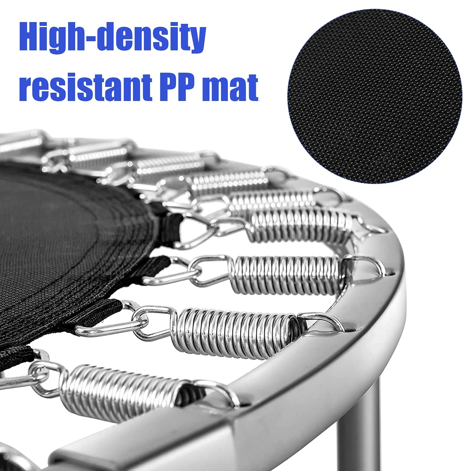 Goplus Mini Folding Trampoline, Foldable Fitness Rebounder for Children - Image 3