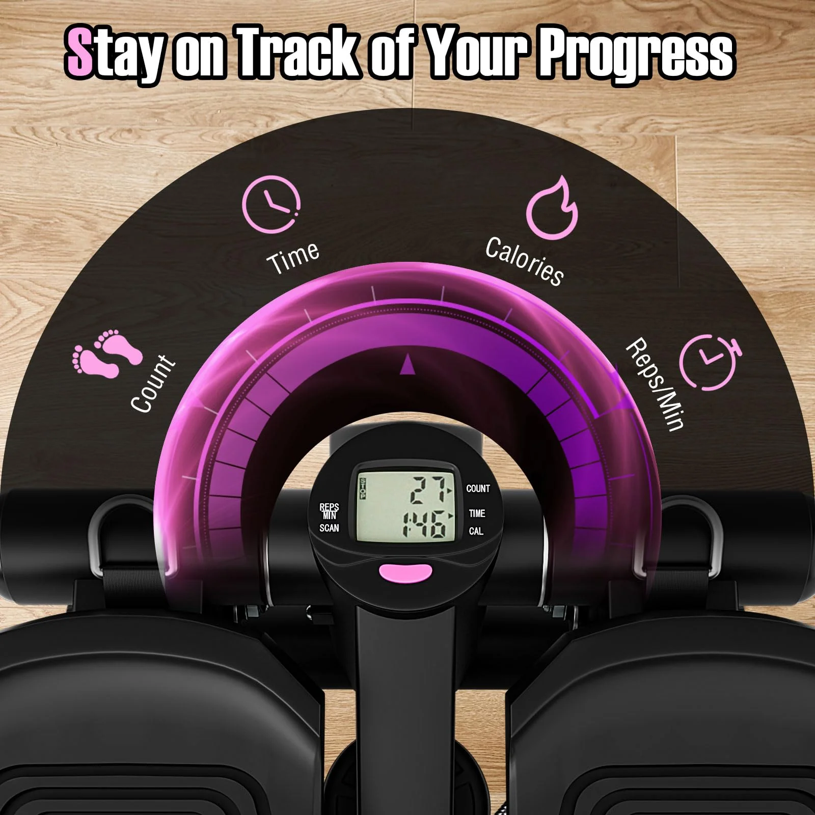 Goplus Mini Stepper for Exercise at Home - Image 7