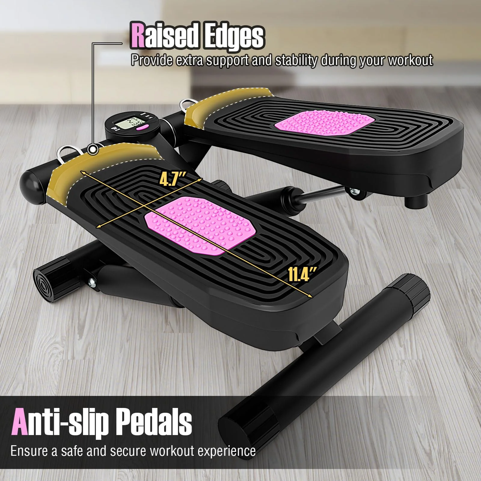 Goplus Mini Stepper for Exercise at Home - Image 8