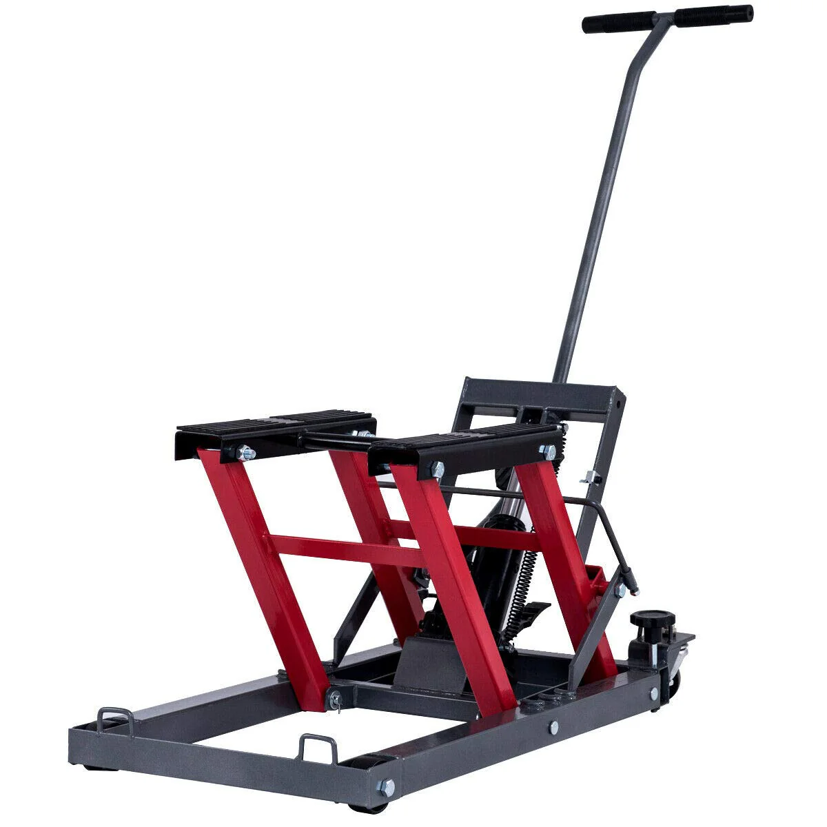 Goplus Motorcycle ATV Hydraulic Scissor Lift Jack Stand Quad Dirt Street Bike Hoist - Image 7