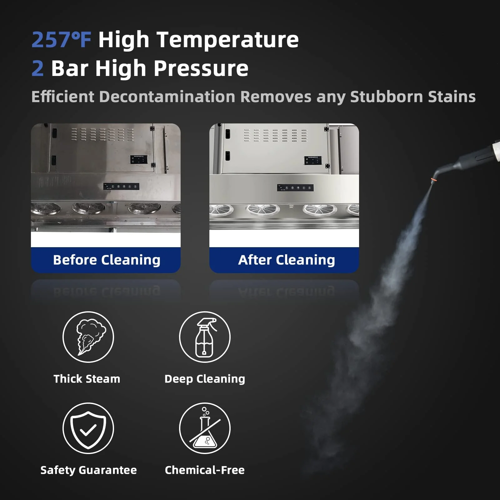 Goplus Multipurpose Handheld Steam Cleaner - Image 3